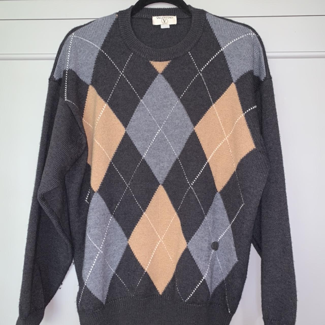 argyle sweater depop