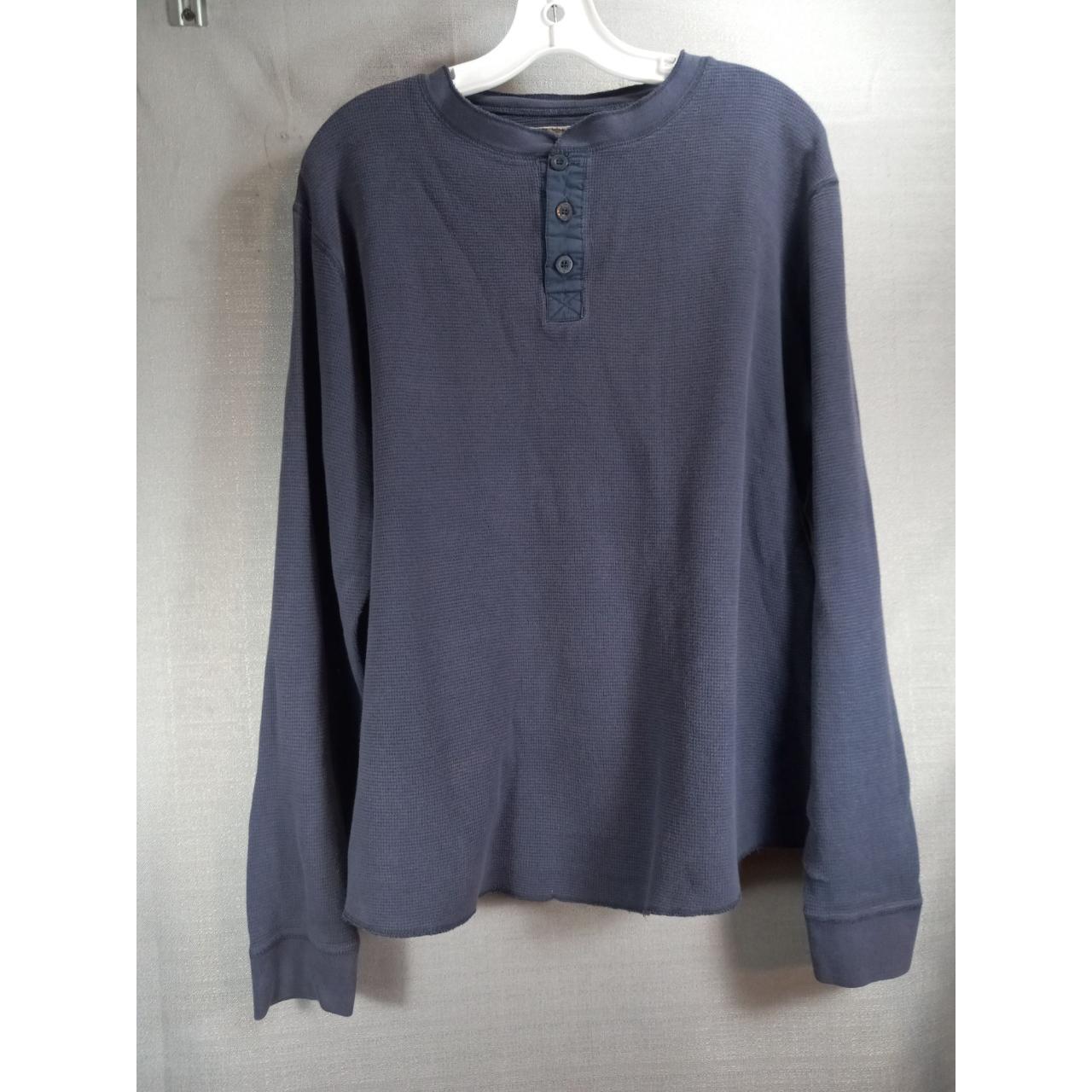 Levi's Sweater Mens Medium Navy Blue Corduroy... - Depop