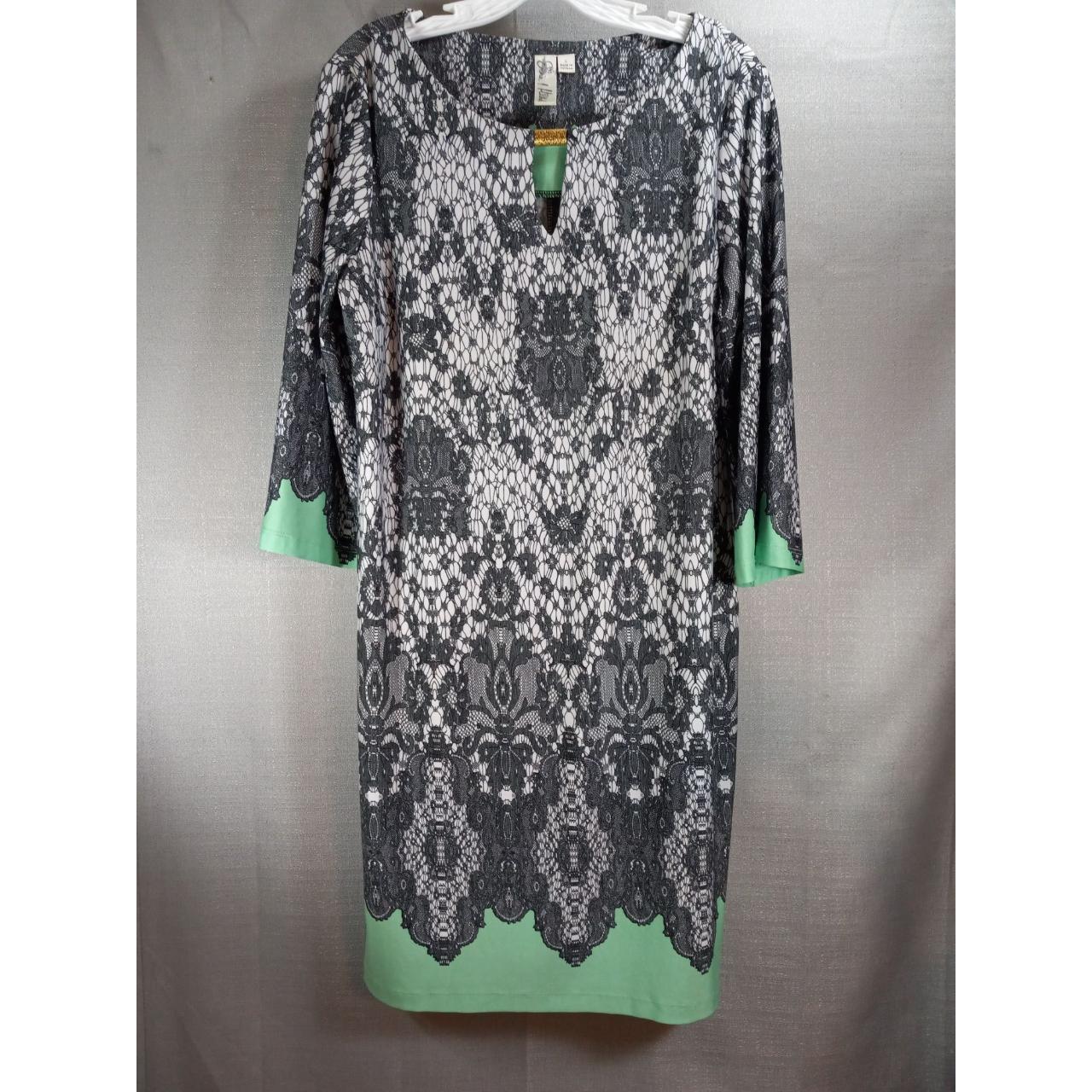 Emma Michele Dress Womens Large Paisley Floral Depop