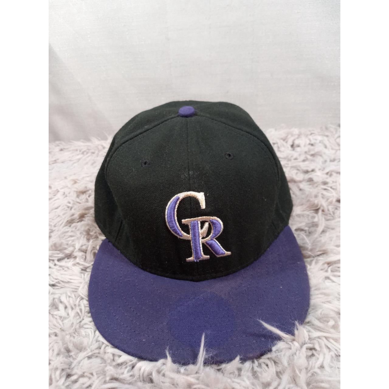 Vintage Logo 7 Colorado Rockies snapback hat in - Depop