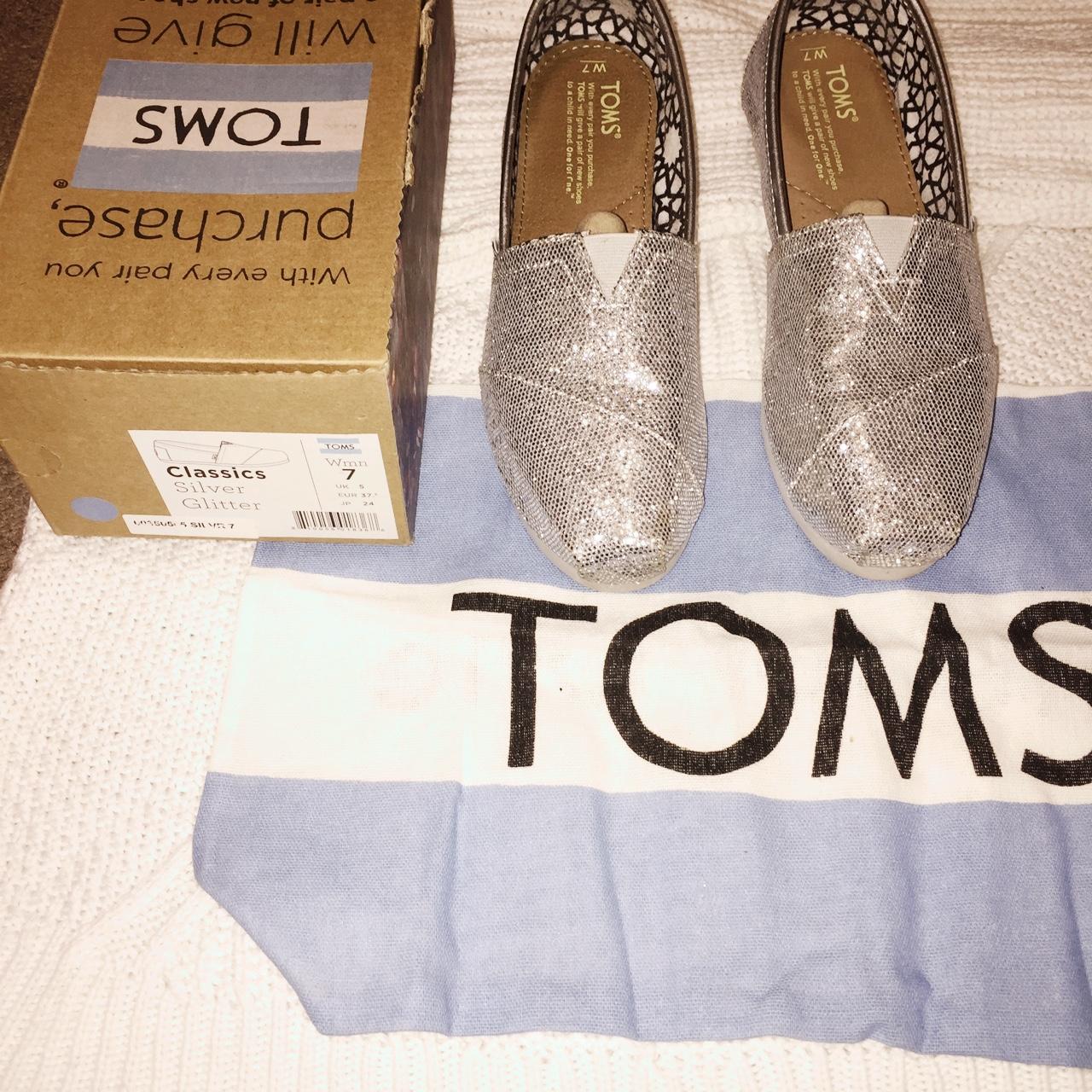 toms ivory glitter