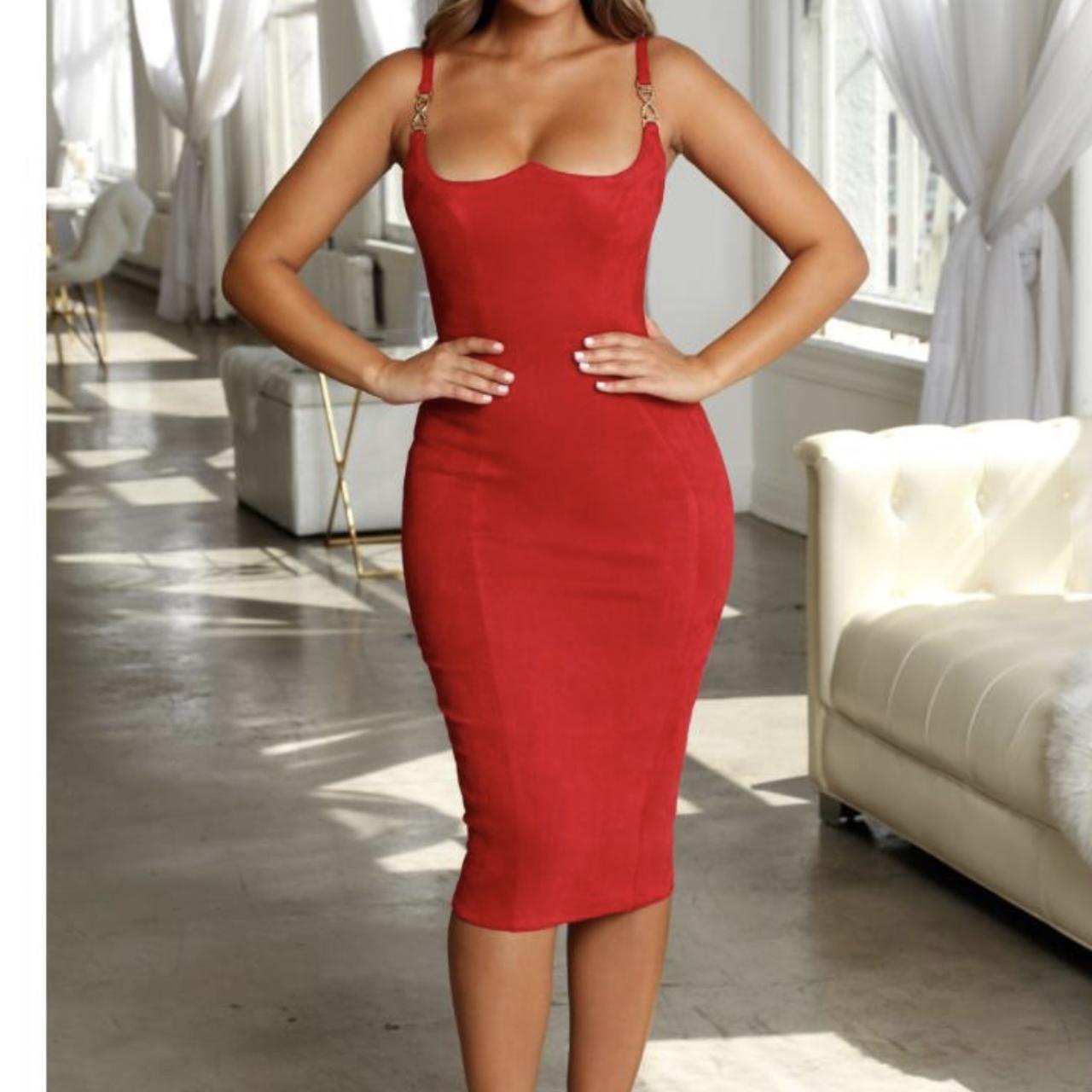 oh polly suede dress