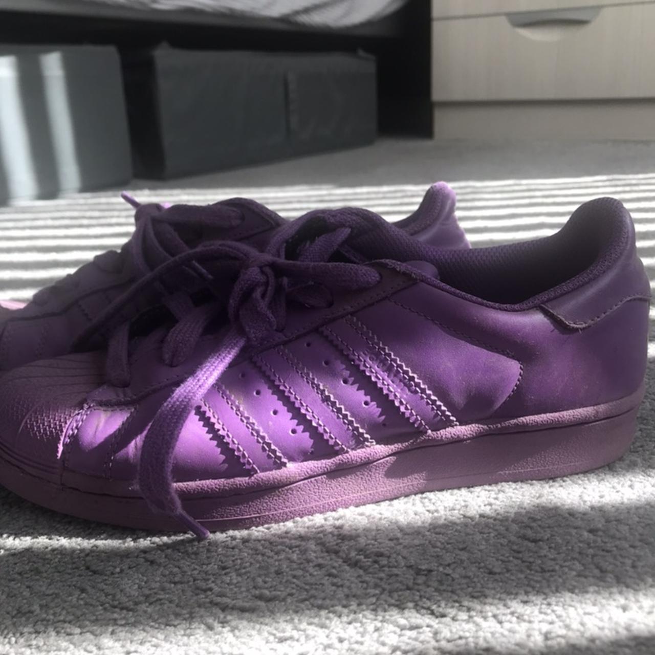 all purple adidas