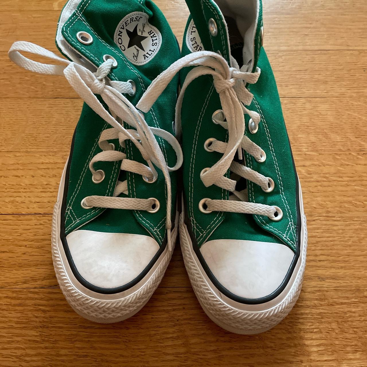 seafoam green converse high tops