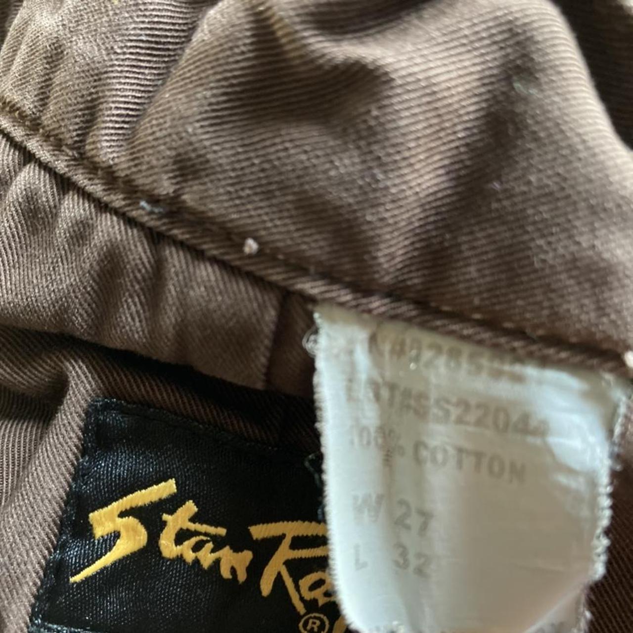 Stan Ray Men's Brown and Black Trousers (3)