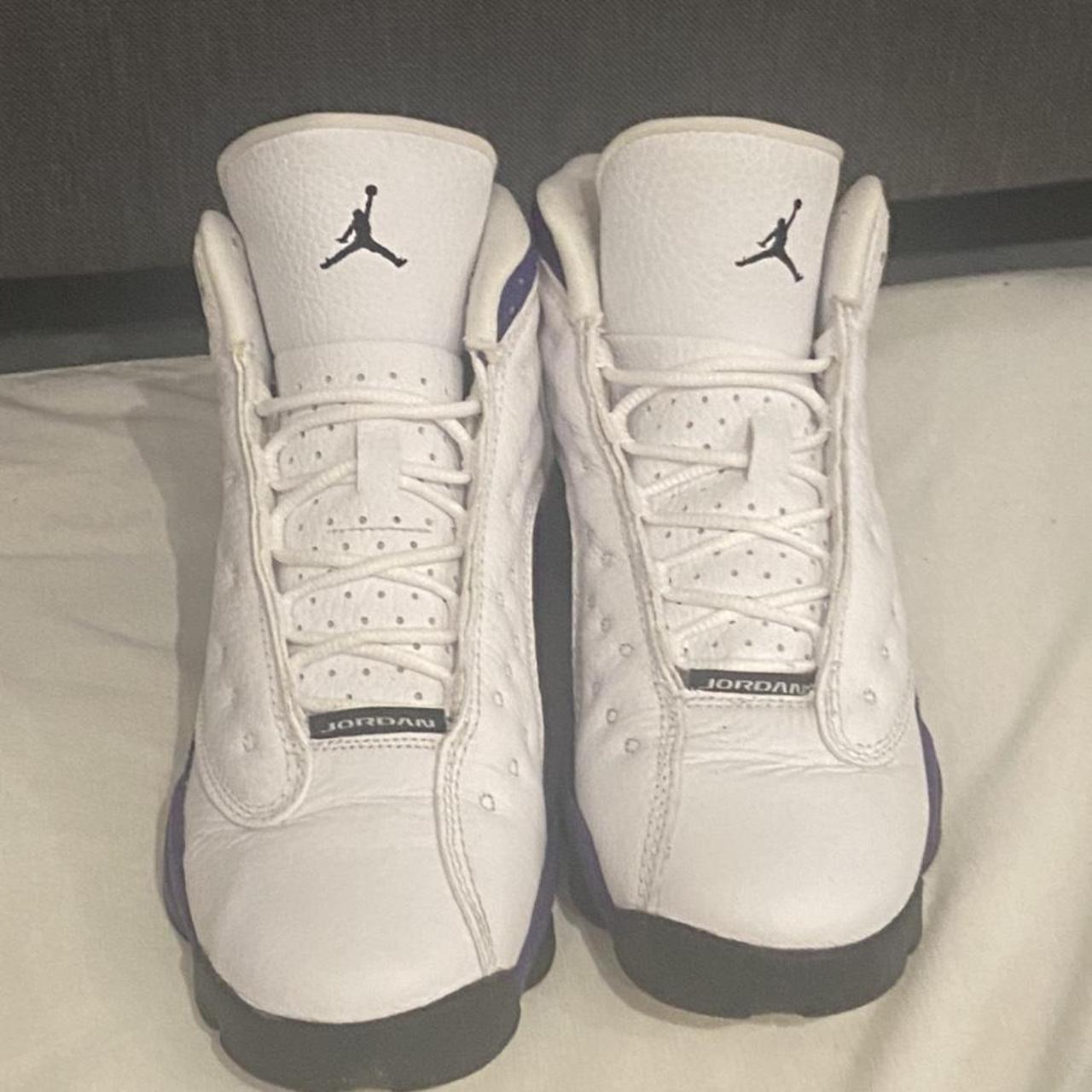 Air Jordan 13 Retro, White/Black-court purple,