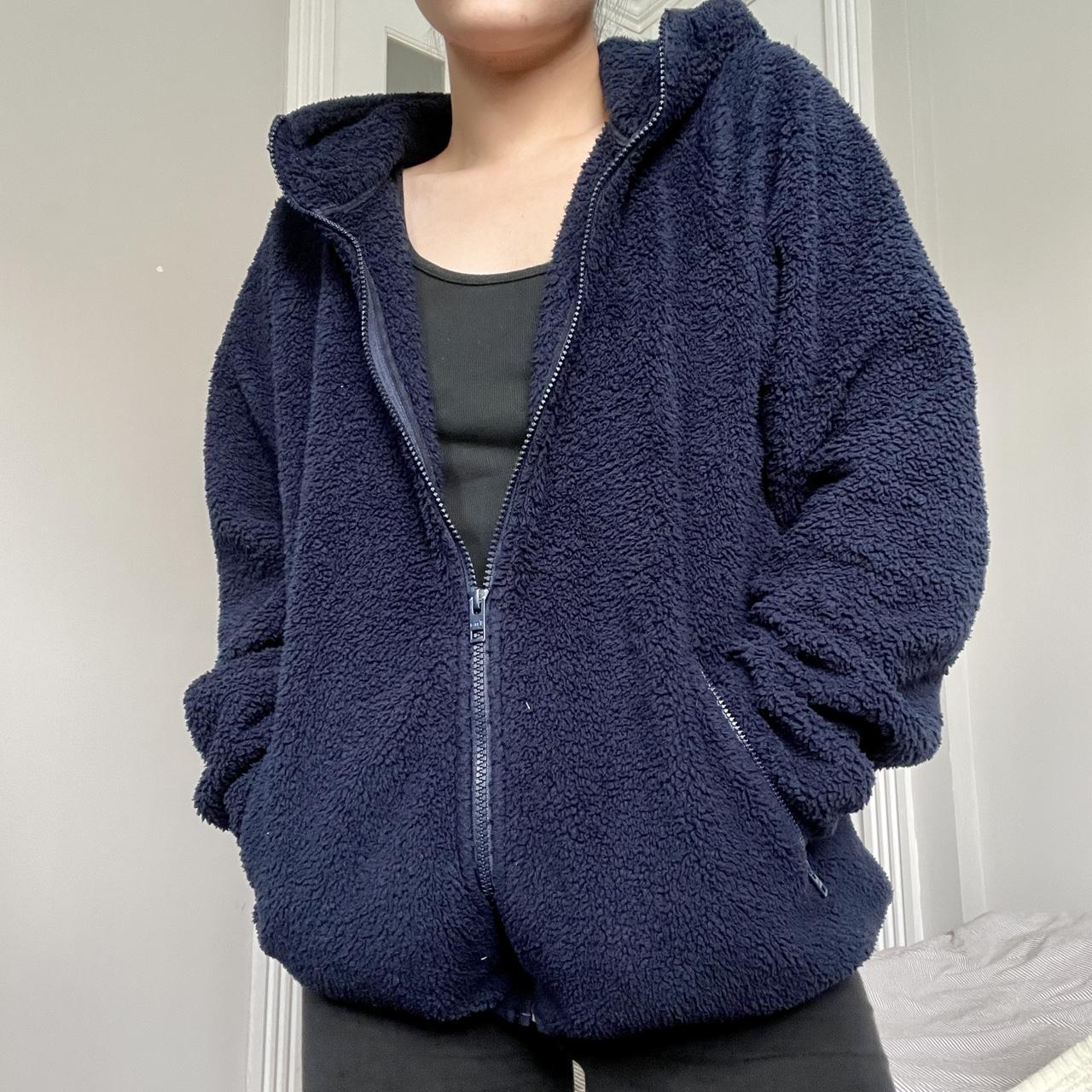 Aritzia Women's Navy Jacket Depop