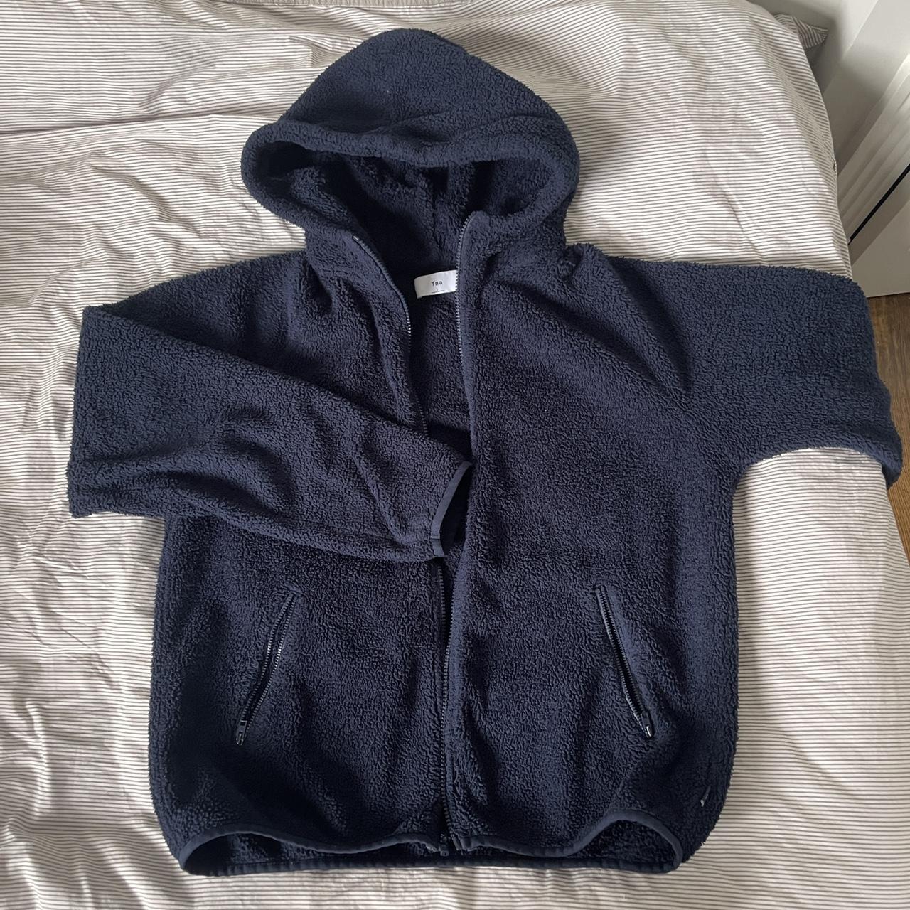 Aritzia Women's Navy Jacket Depop