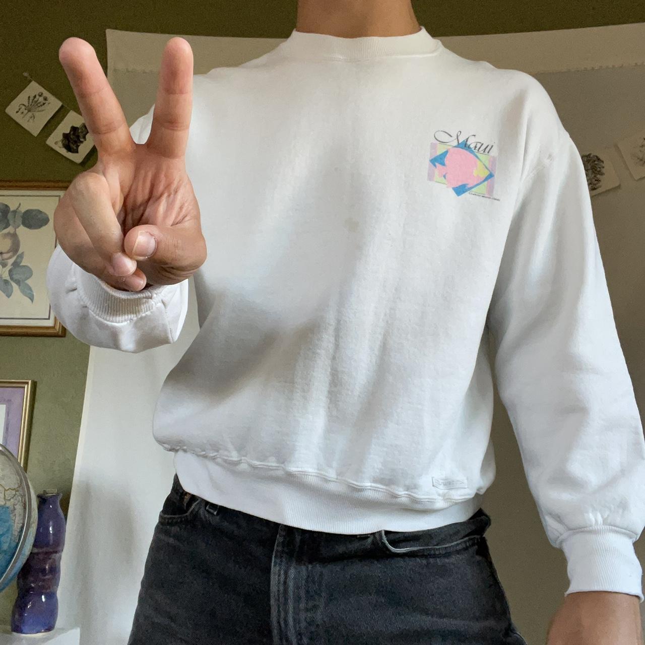 CS Maui Fish Crewneck Crazy Shirts long sleeve... Depop