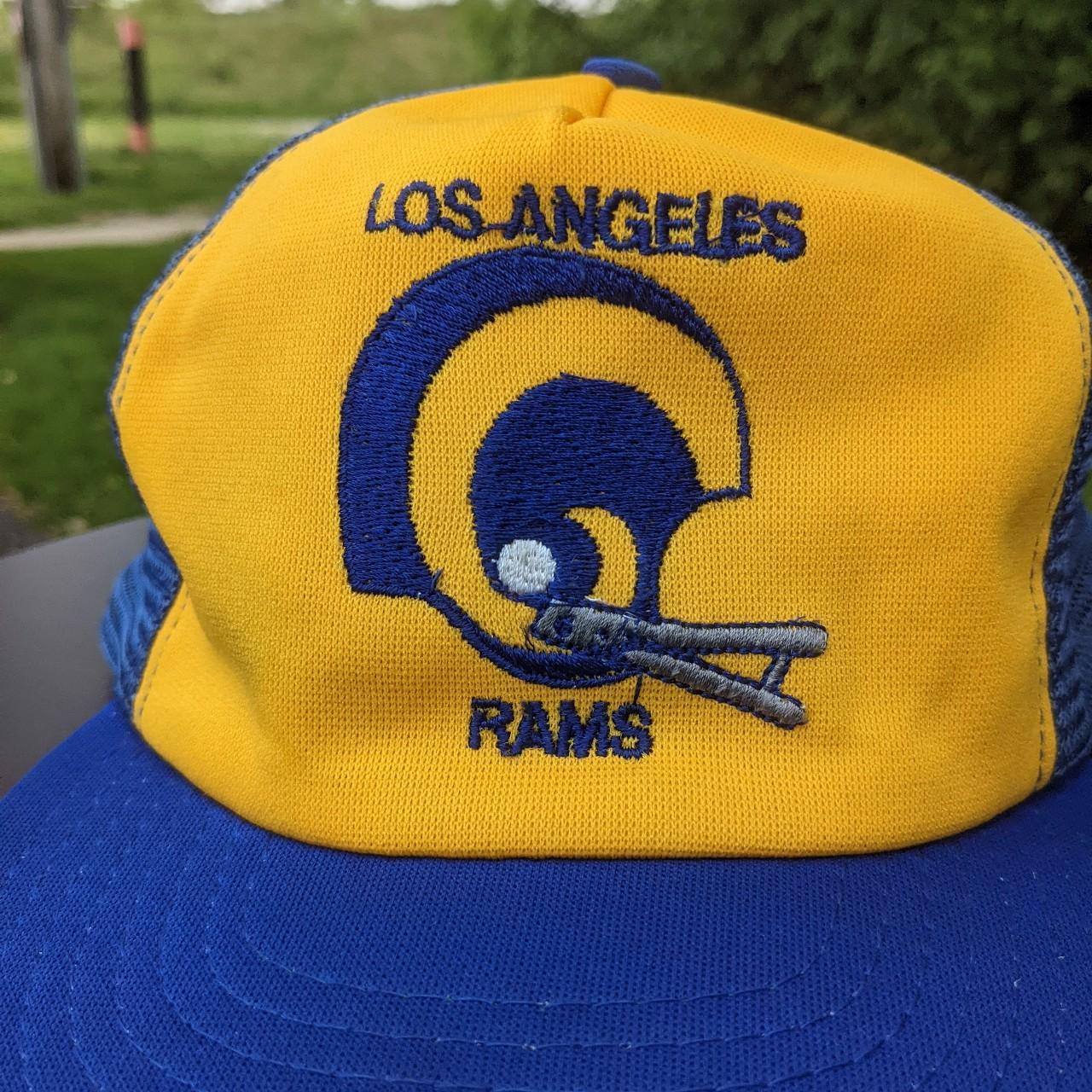 This vintage Los Angeles Rams hat is in excellent - Depop