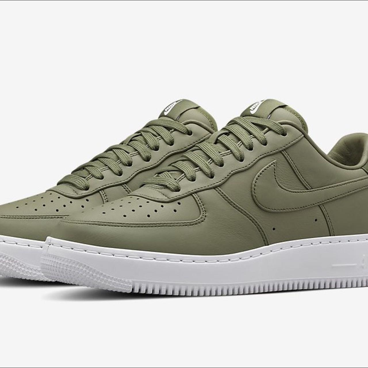 Nikelab Olive green airforce 1s come with both sets. Depop