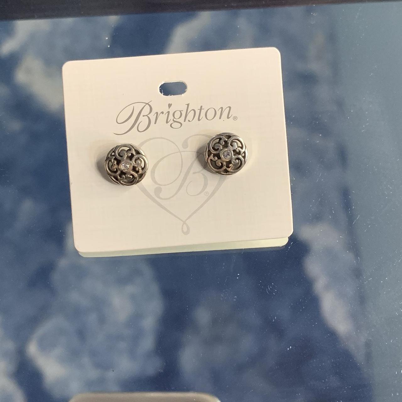 Brighton earrings -studs -Never worn... - Depop