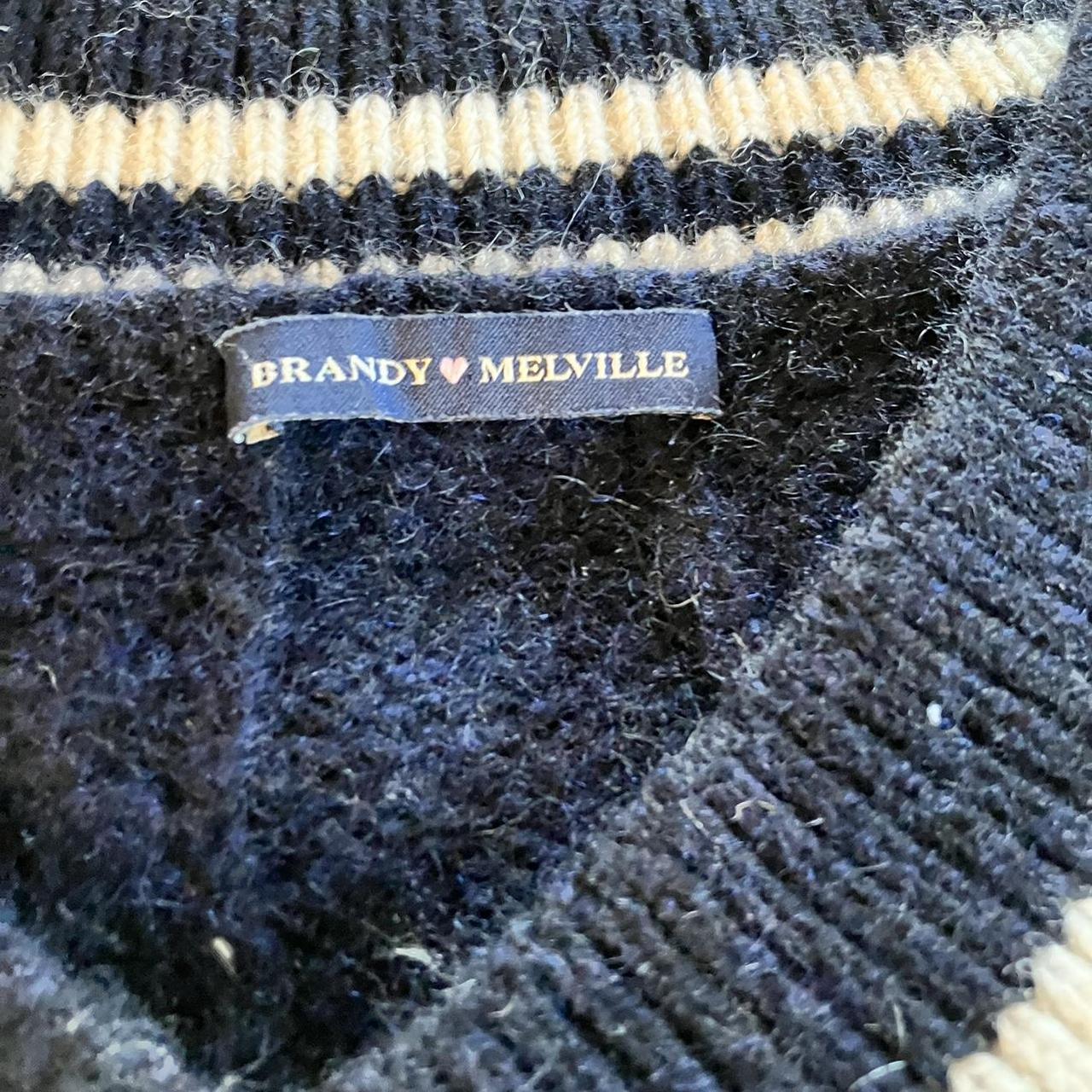 brandy melville navy wool sweater. this is such a... Depop