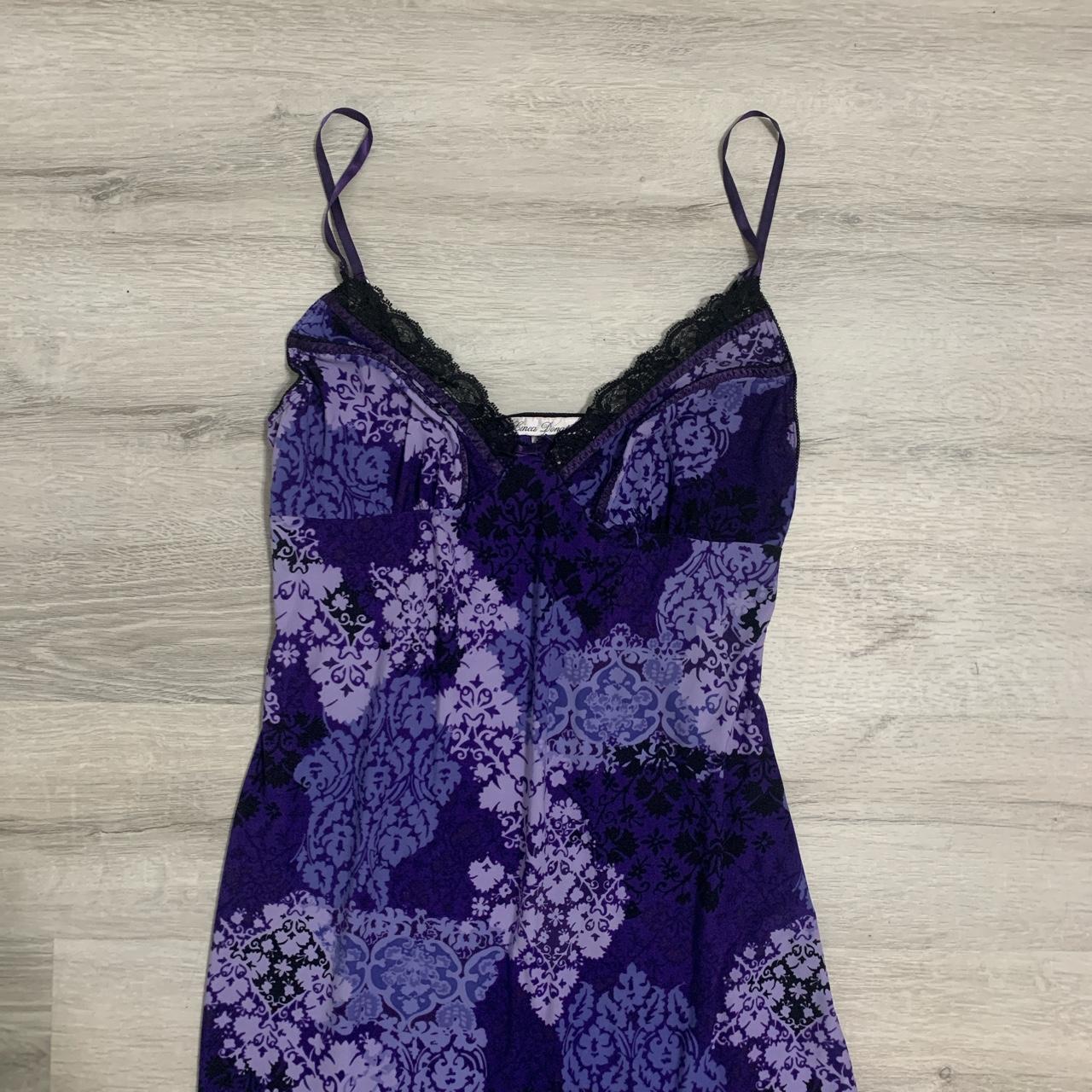 Linea Donatella Women's Purple and Black Vest (2)