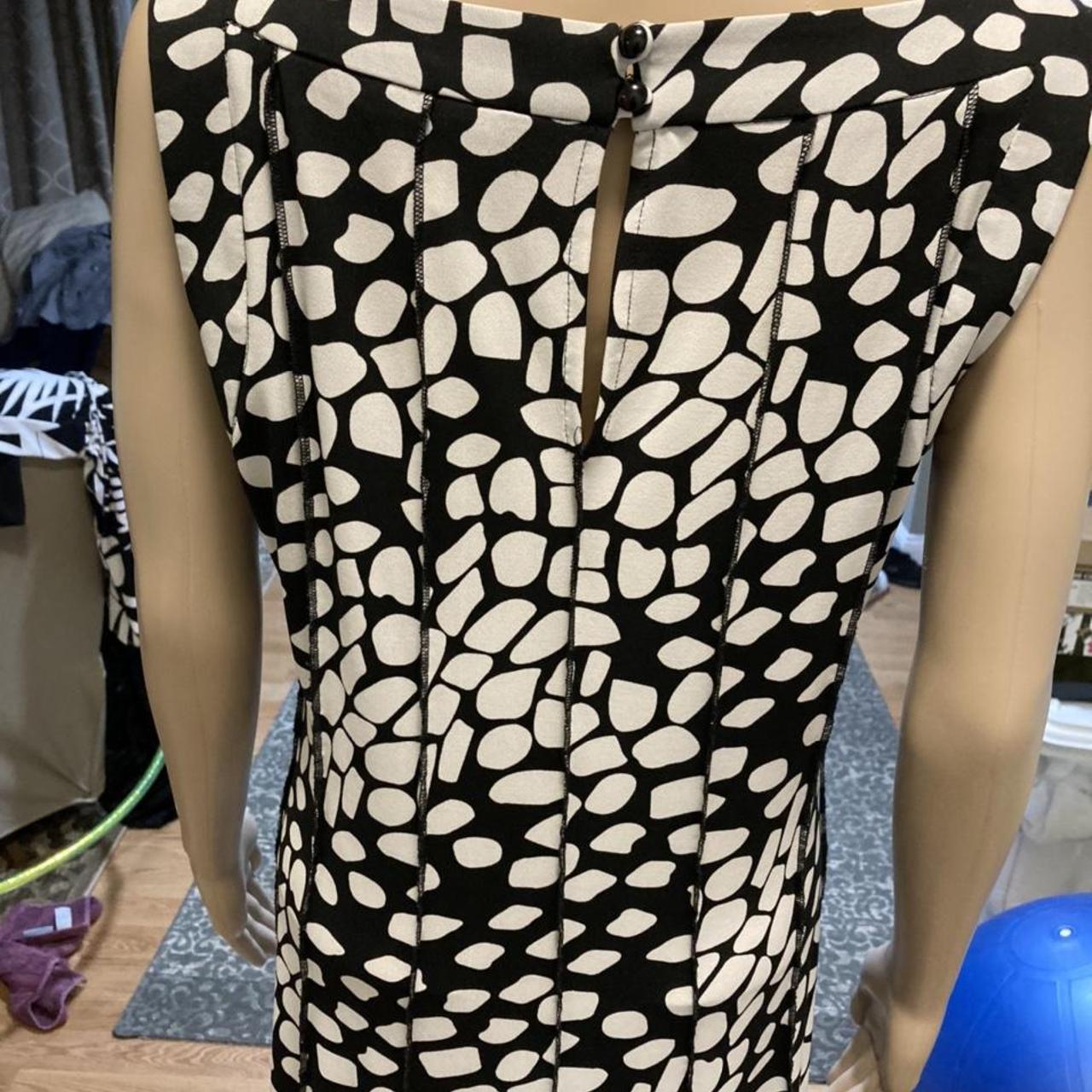 Forever Unique Women's Black and White Dress (4)