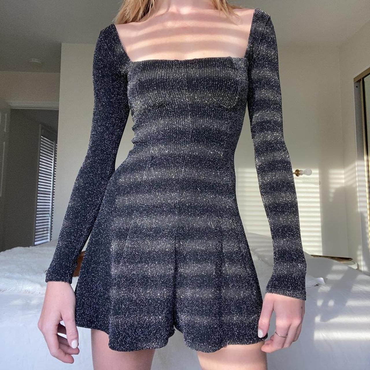 nightlife romper 🖤🌃🥂 *THIS ITEM CANNOT SHIP ‘TILL... Depop