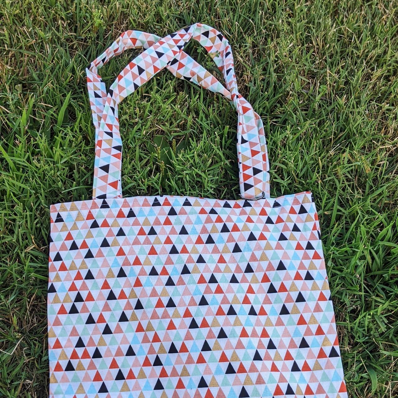 Geometric Tote Bag Handmade by me! Need an... - Depop
