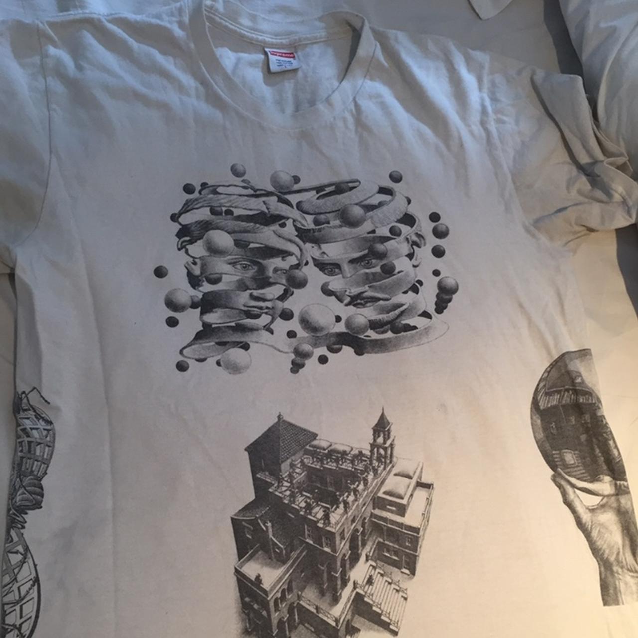 Supreme x M. C. Escher Collage Tee. Brand new, size... - Depop