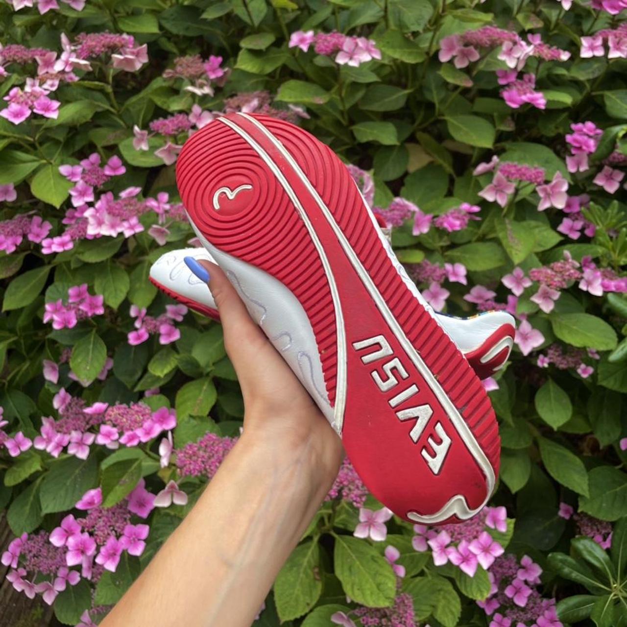 Evisu Trainers 2006 Red Evisu Shoes Red And White Evisu Shoes Evisu, image size:1280x1280