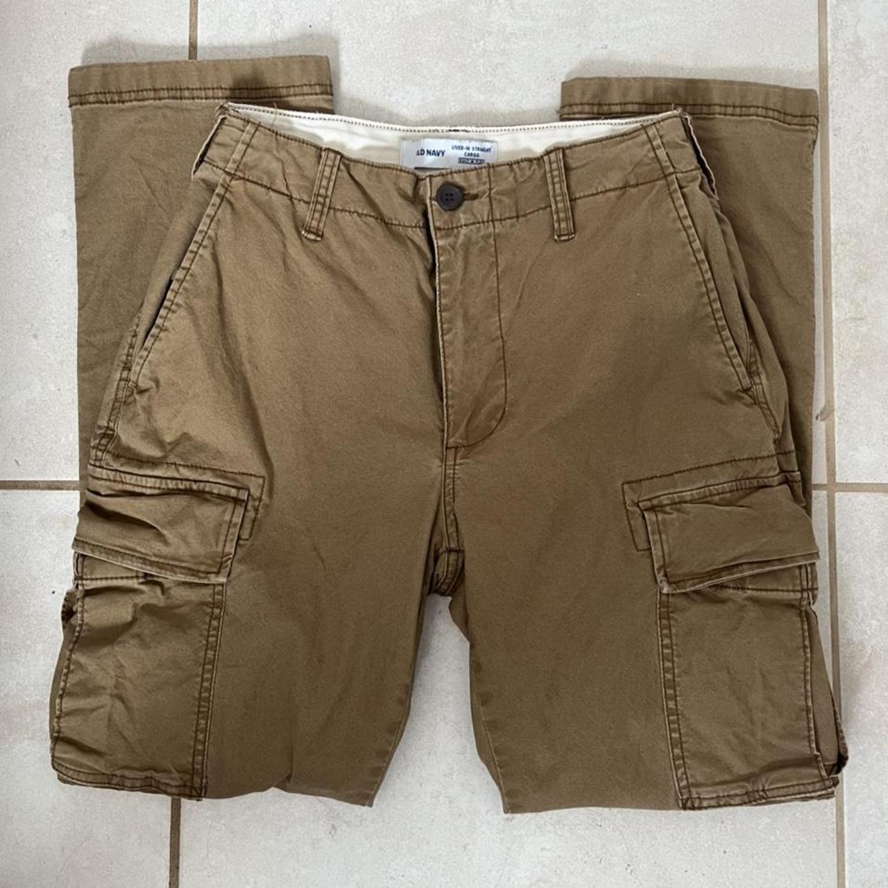 OLD NAVY lived in straight cargo pants (30x30) ️DM... - Depop