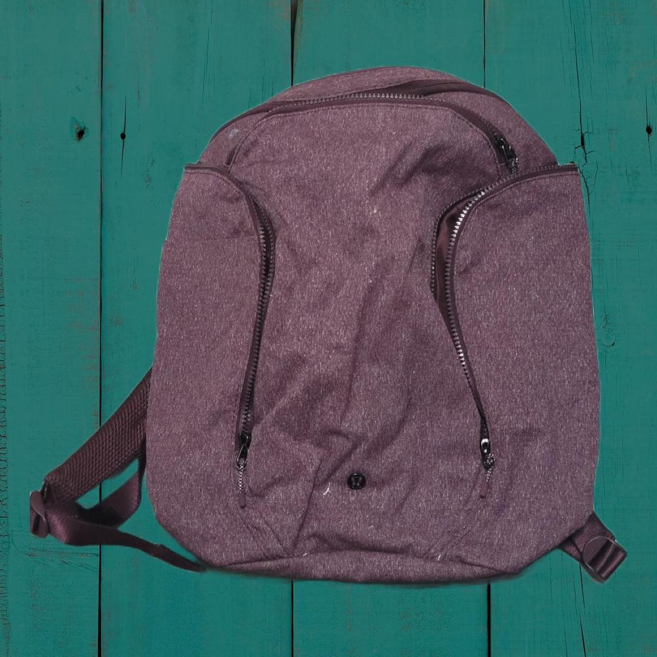 Lululemon Large Laptop Backpack Plum Purple with... Depop