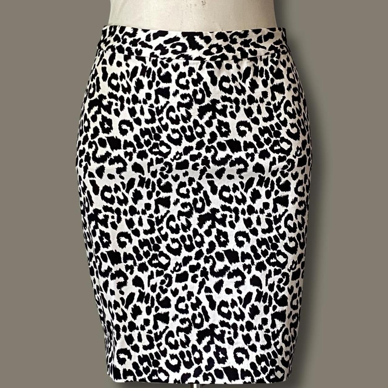 Leopard pencil hotsell skirt 4s