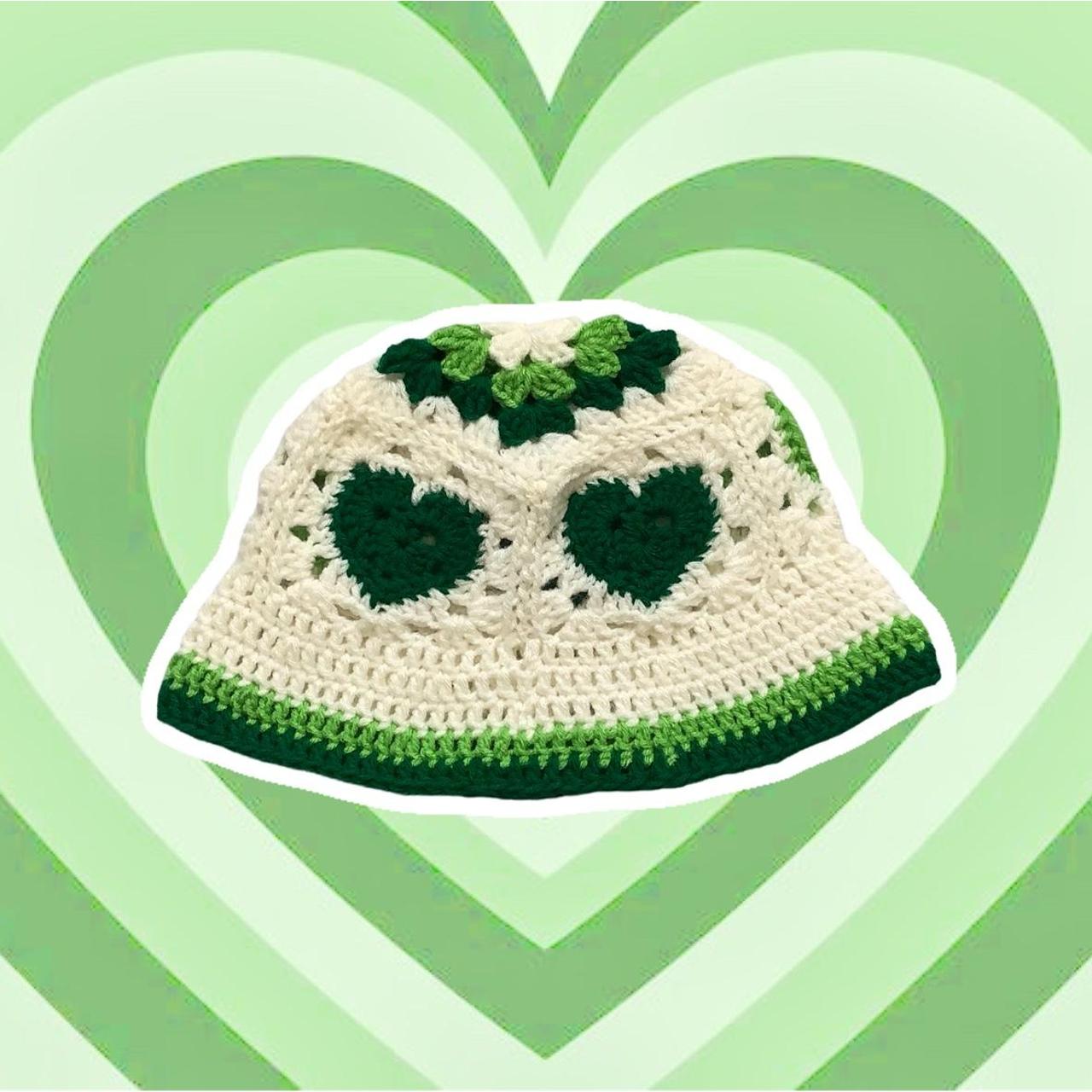 Powerpuff girl inspired heart bucket hat 💕 100... Depop