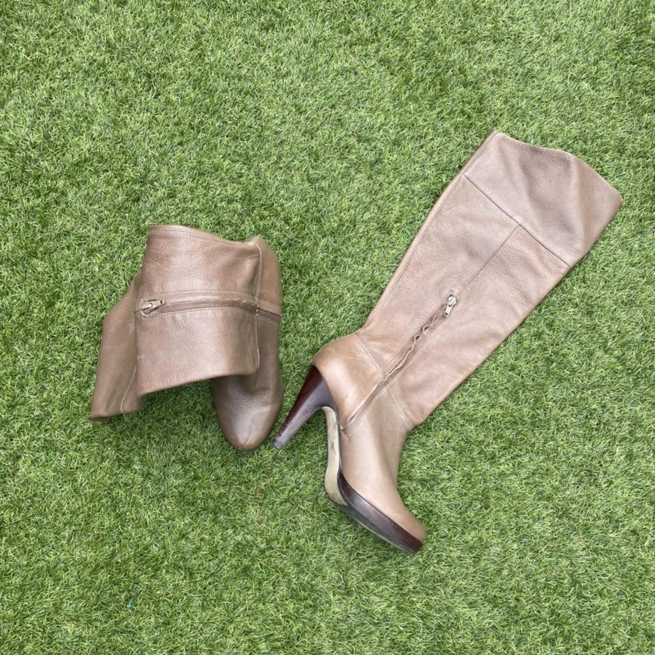 cute-brown-leather-boots-preloved-perfect-depop