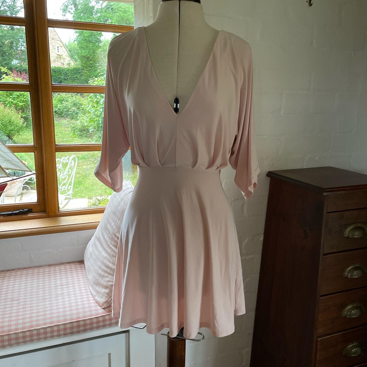 asos nike pink dress