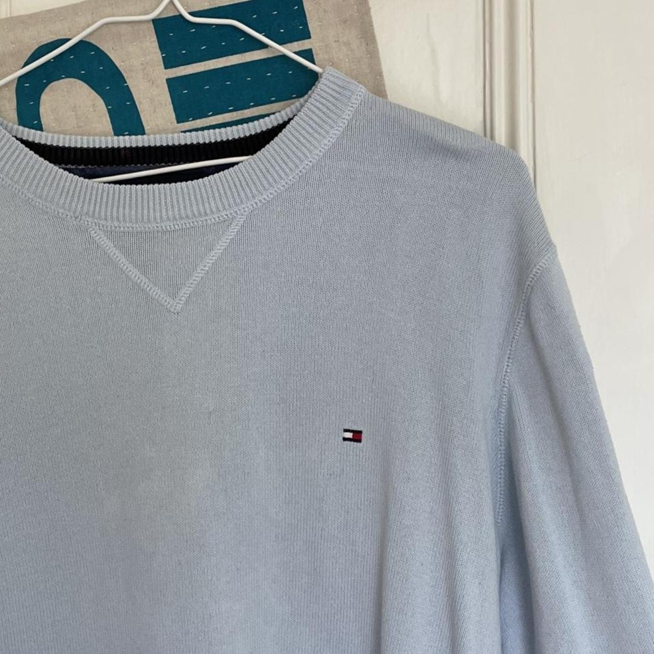 Tommy Hilfiger Women's Blue Jumper | Depop