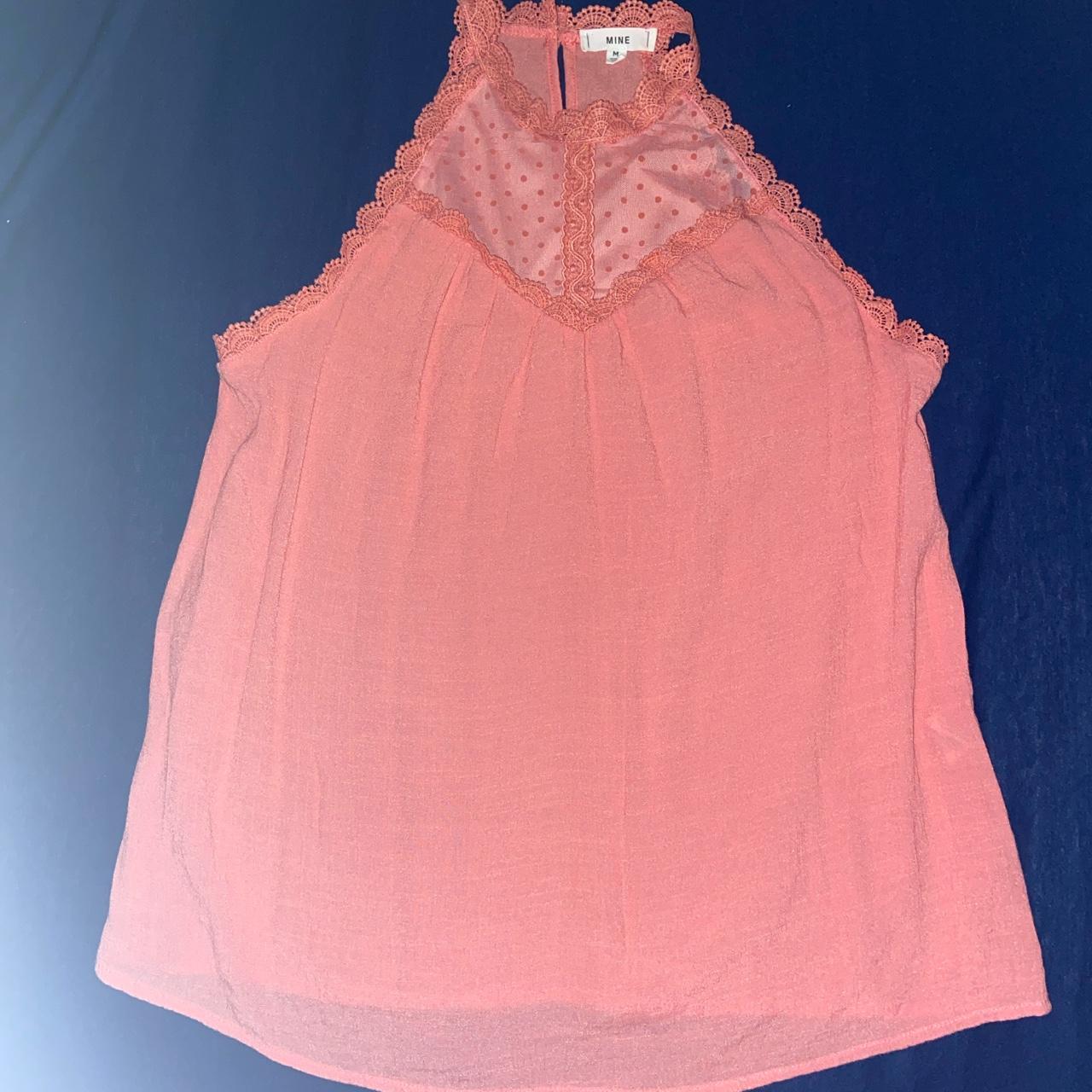 Cute pink top for summer Size Medium Wore once so... - Depop