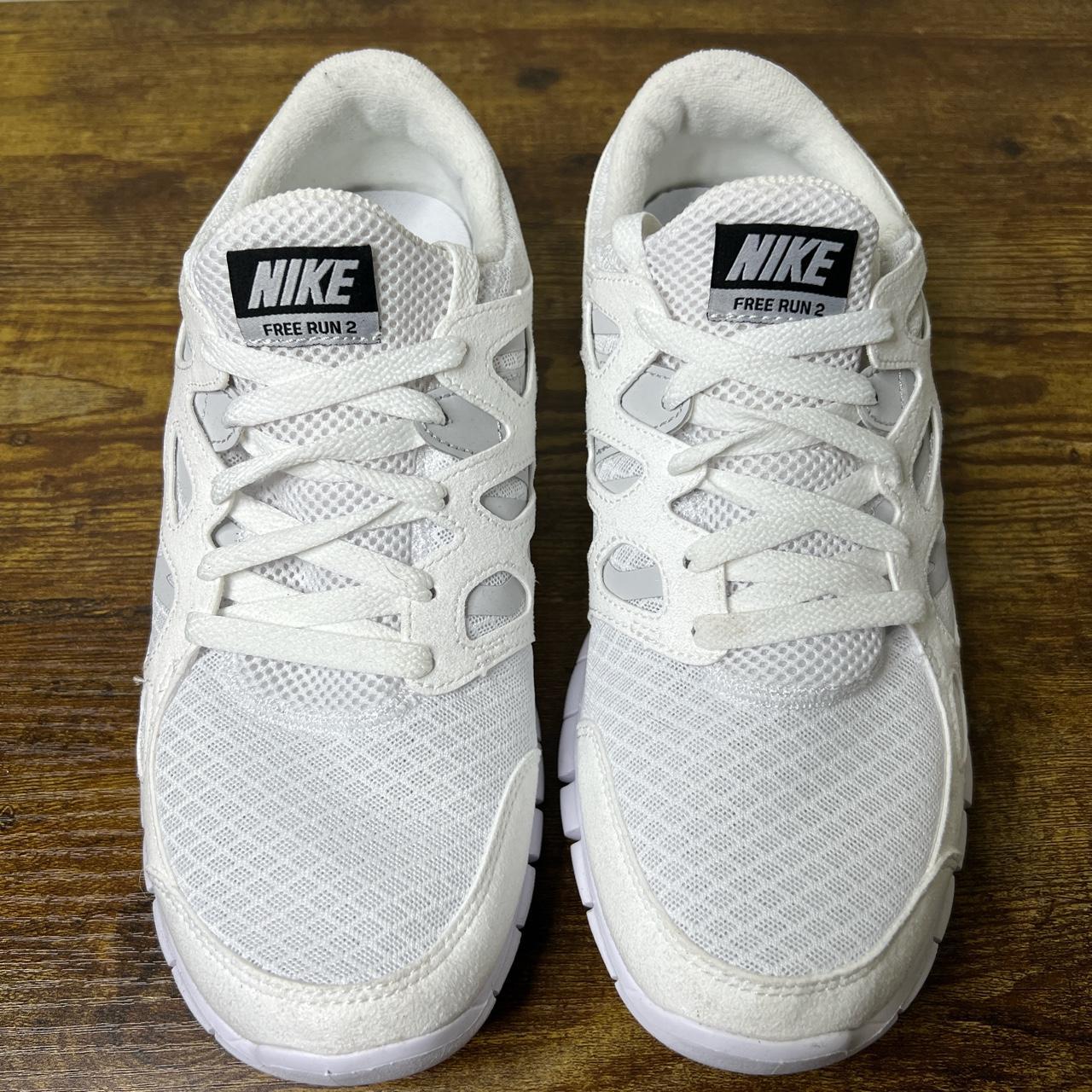 Nike free run 2 best sale white mens