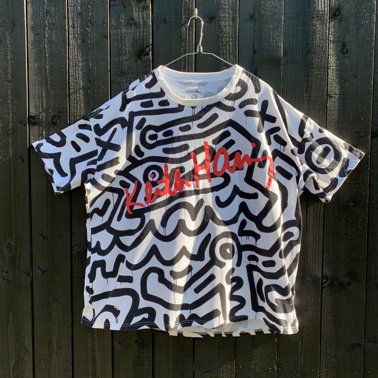 RARE Joyrich X Keith Haring T-shirt size F (XXL)... - Depop
