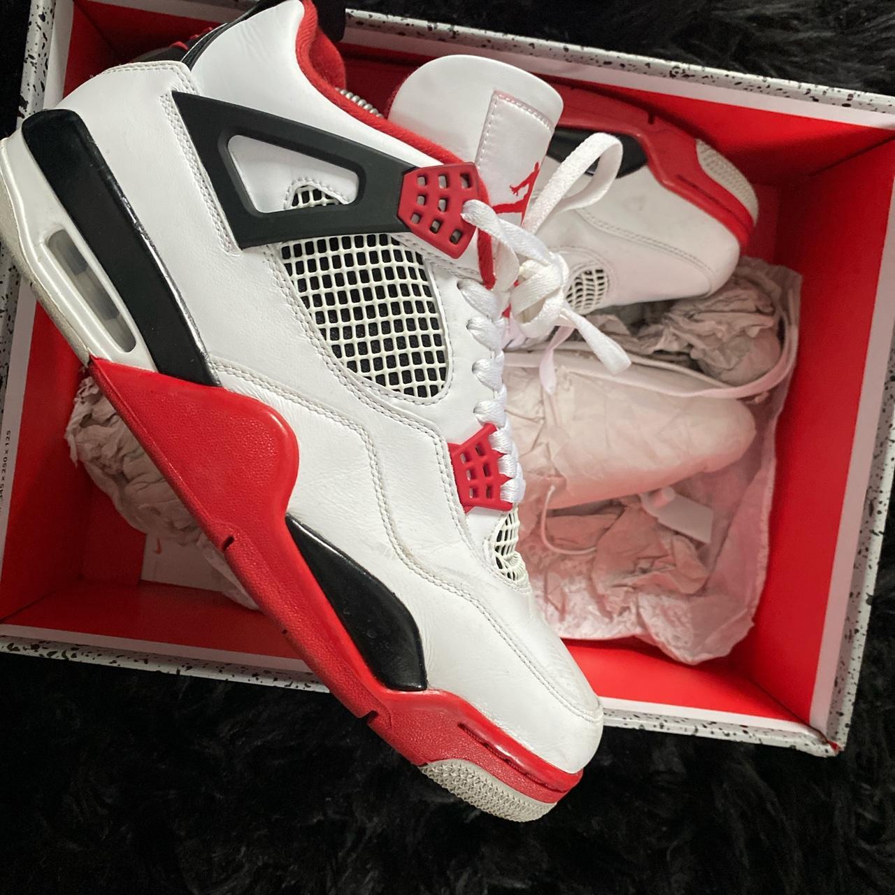 Og Fire Red 2020 Size 9 Jordan 4 Retro Fully Depop 3557