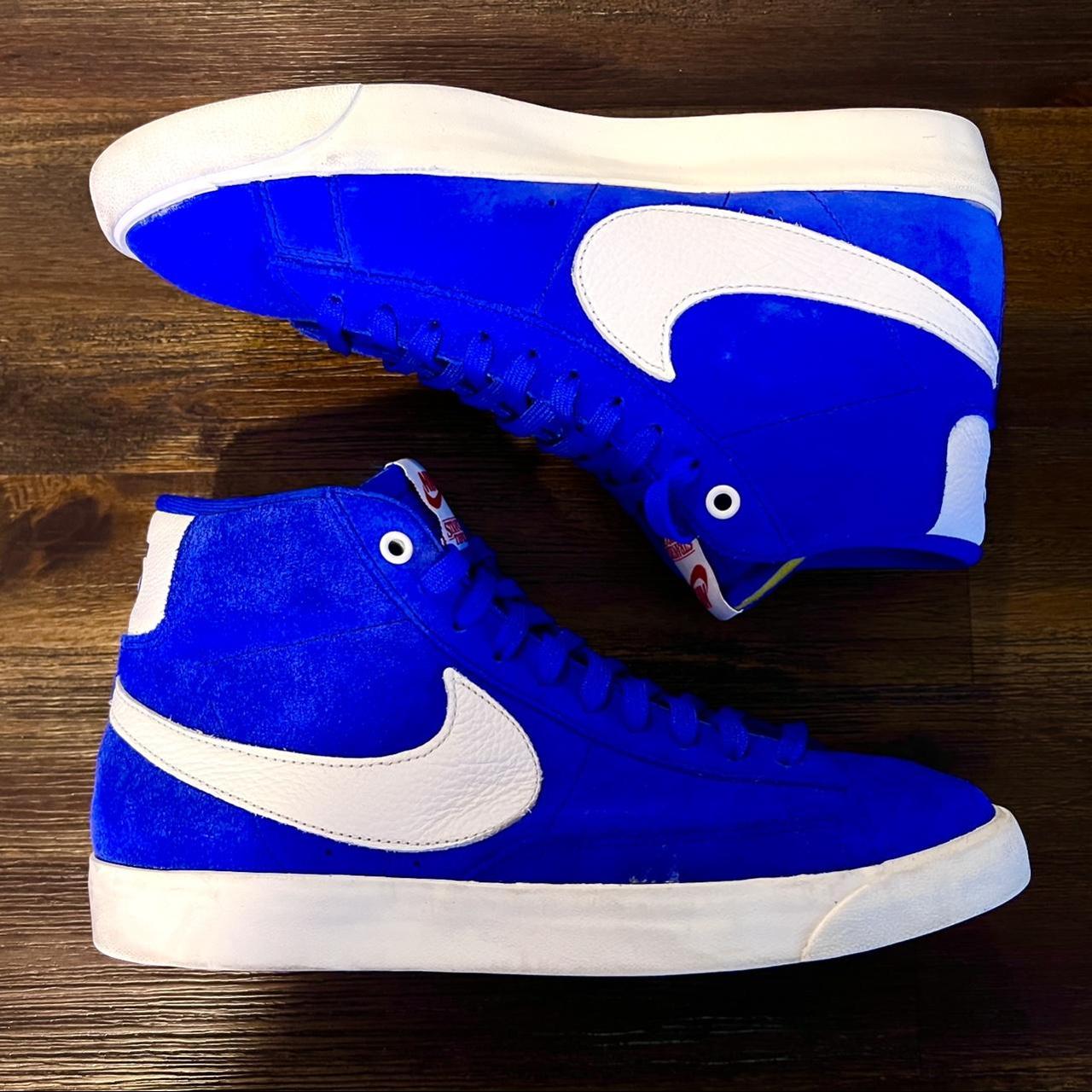 nike stranger things blazer blue