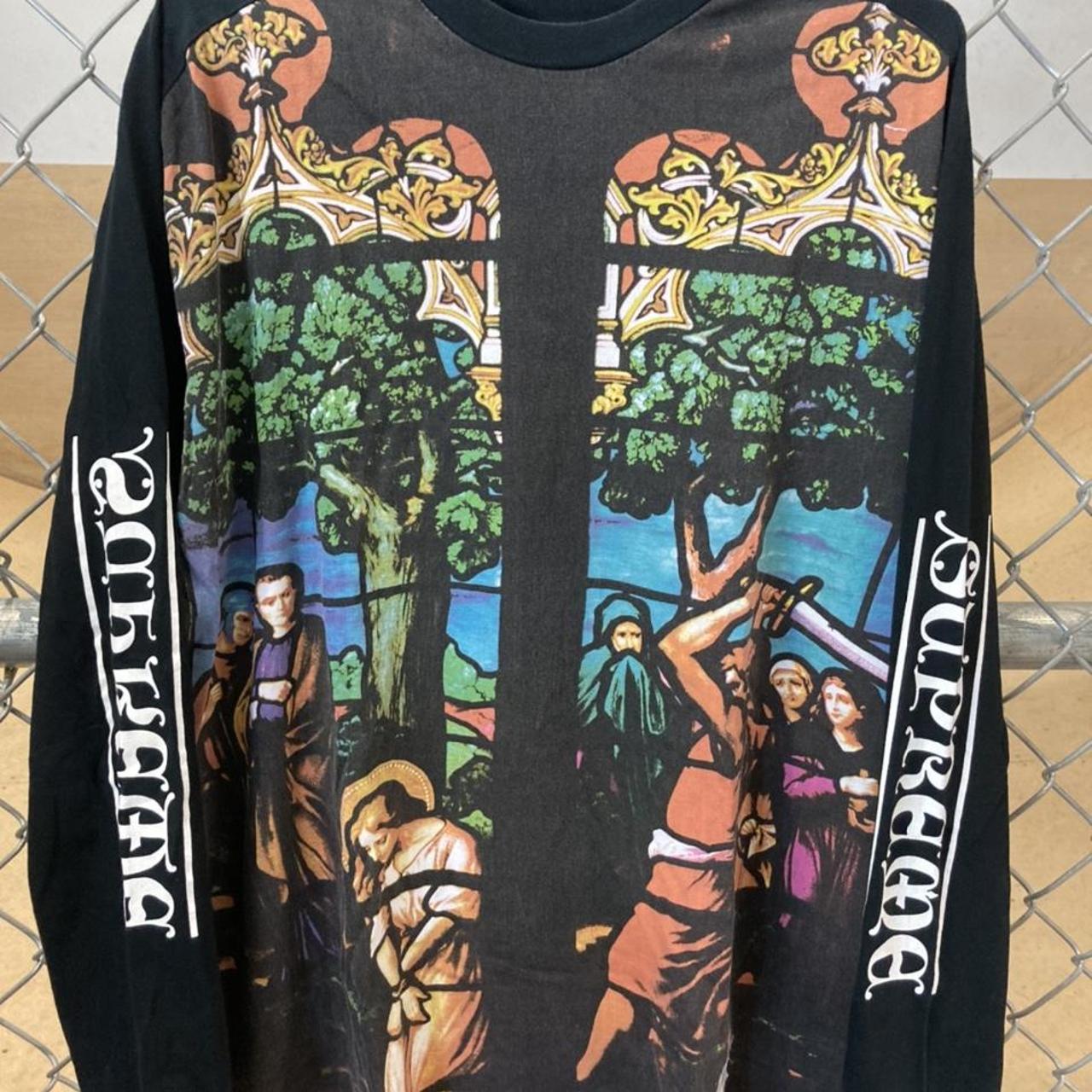 Supreme L/S tee Stained Glass 07aw　Sサイズ Supreme 2007 LS shirt Stained Glass | Depop