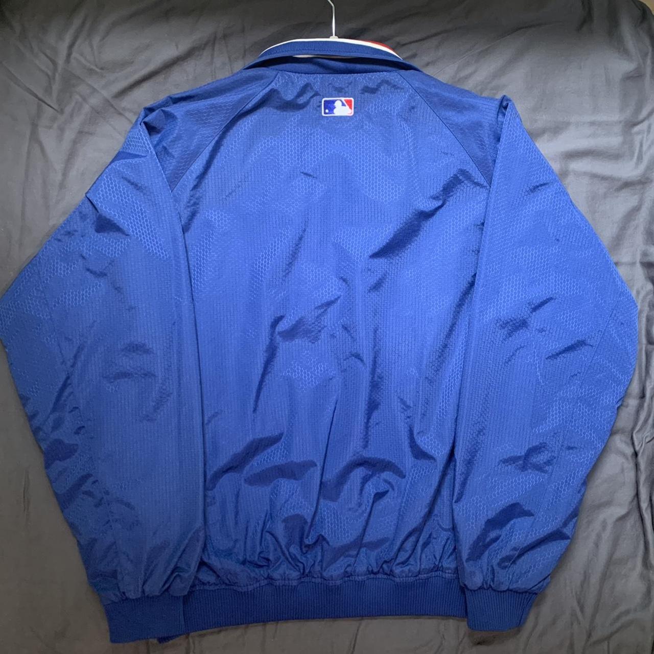 Chicago Cubs MLB Dugout Jacket Majestic Athletics Depop