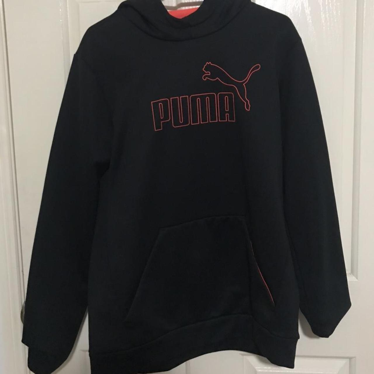 Puma hoodie, keeps you warm. Super comfortable. I... Depop