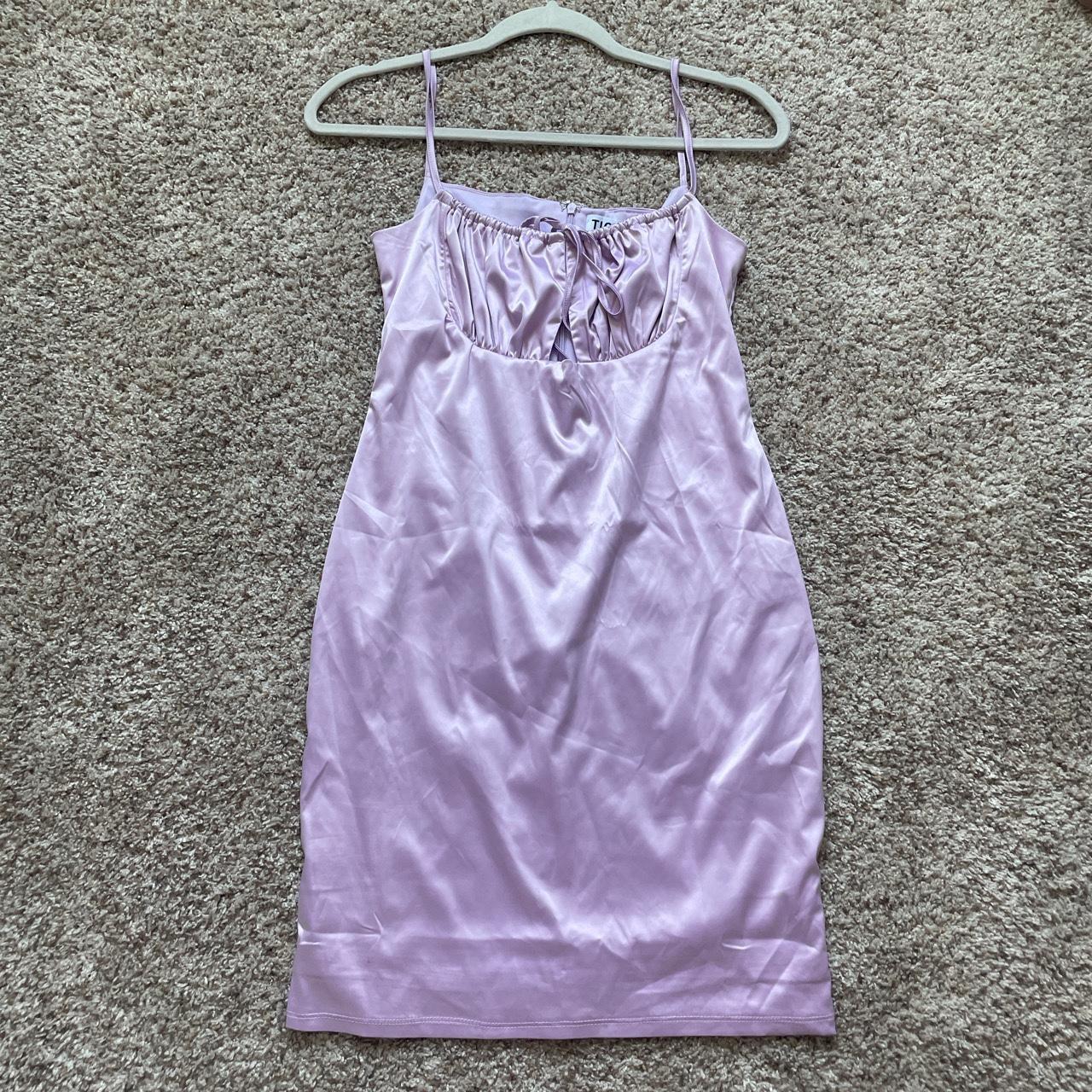 Large light purple princess polly mini dress - Depop