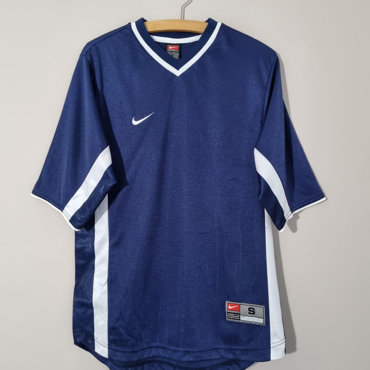 Vintage Nike Team Football Training Jersey Shirt... - Depop