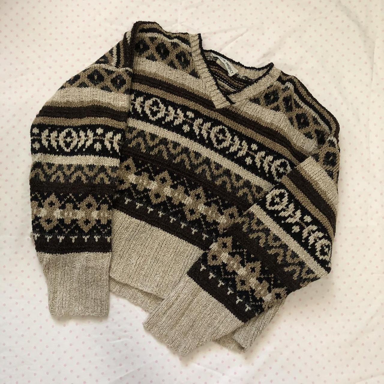 Brown Vintage sweater - Depop