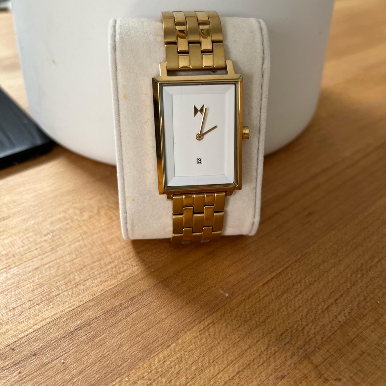 MVMT Women's White and Gold Watch (4)