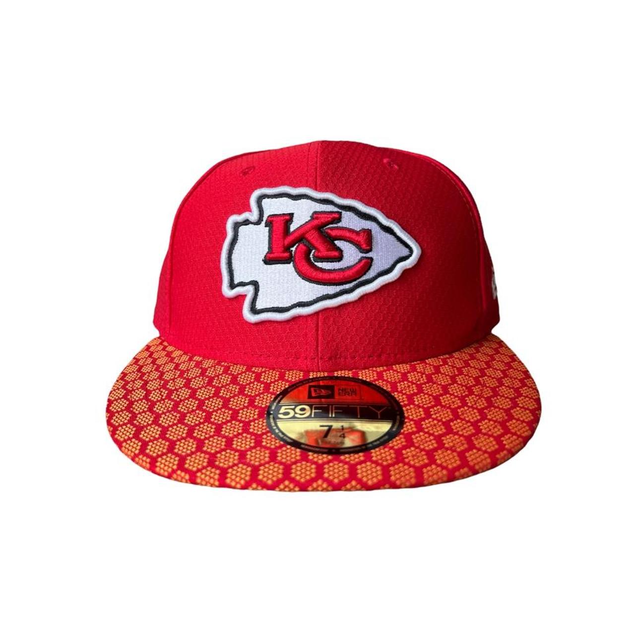 New Era Caps Kansas City Chiefs Throwback 59FIFTY Fitted Hat Red