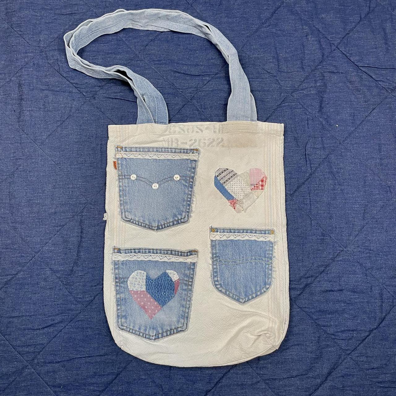 The cutest tote bag / shoulder bag made from an... Depop
