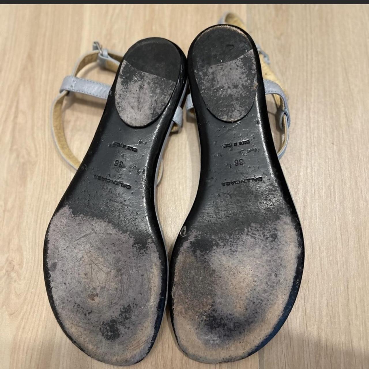 balenciaga sandals blue