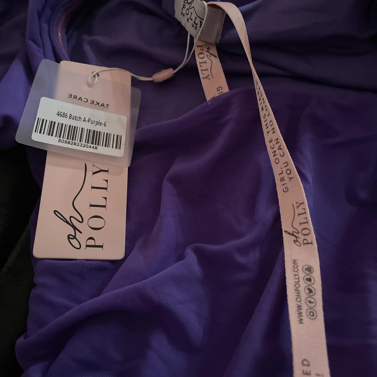 oh polly purple dress tags still on never worn but... - Depop