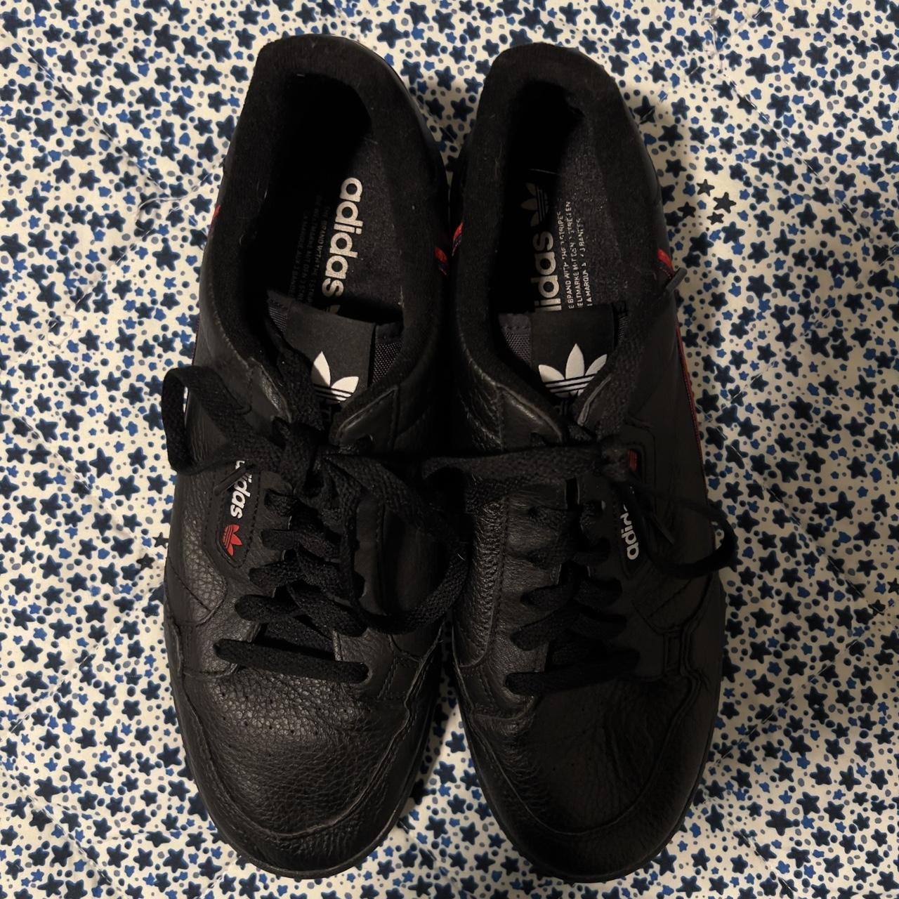adidas continental 80 black mens