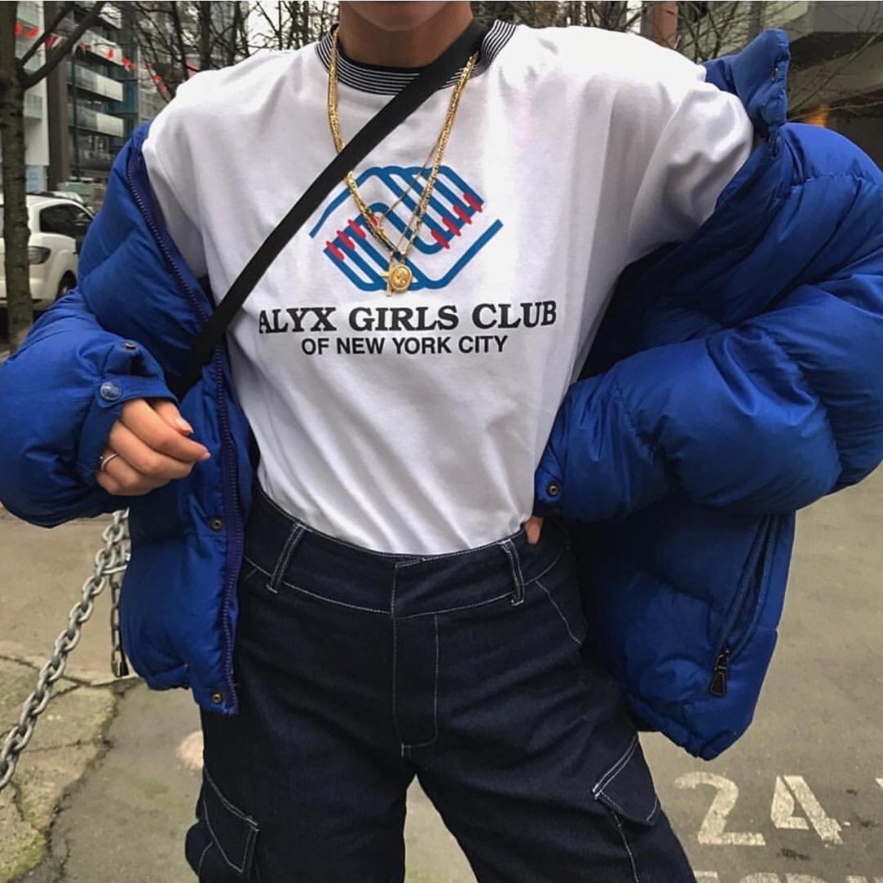1017 ALYX 9SM White 'Alyx Girls Club' Sport... - Depop