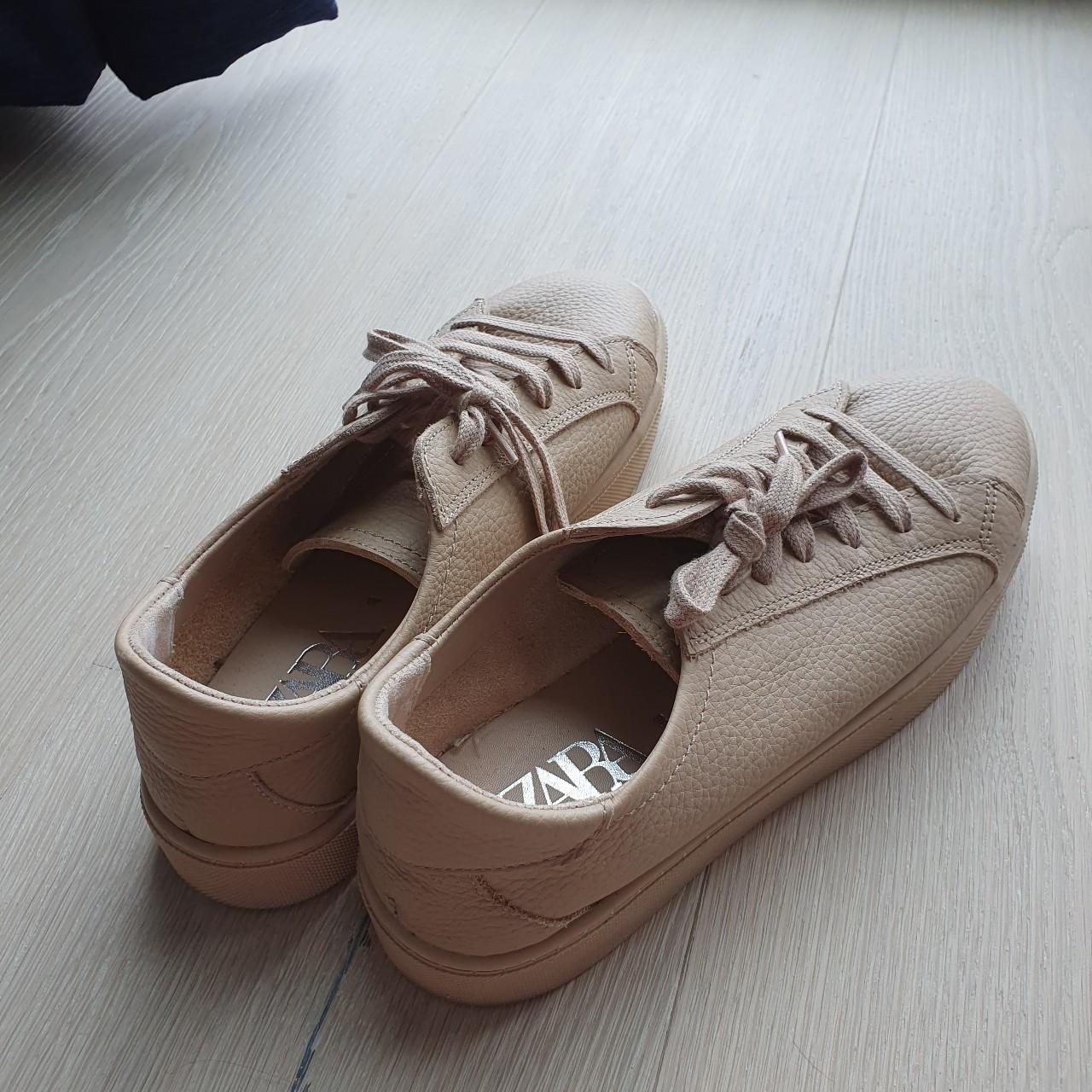 zara nude trainers