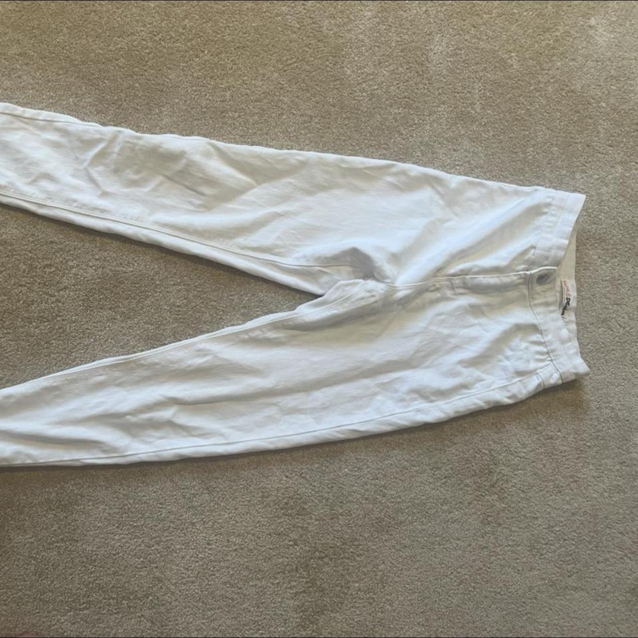 White high waisted jeans Similar to Joni Topshop... - Depop